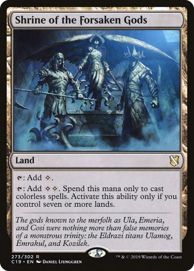 0273 Shrine of the Forsaken Gods R Commander 2019