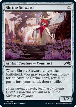 0259 Shrine Steward C Kamigawa: Neon Dynasty