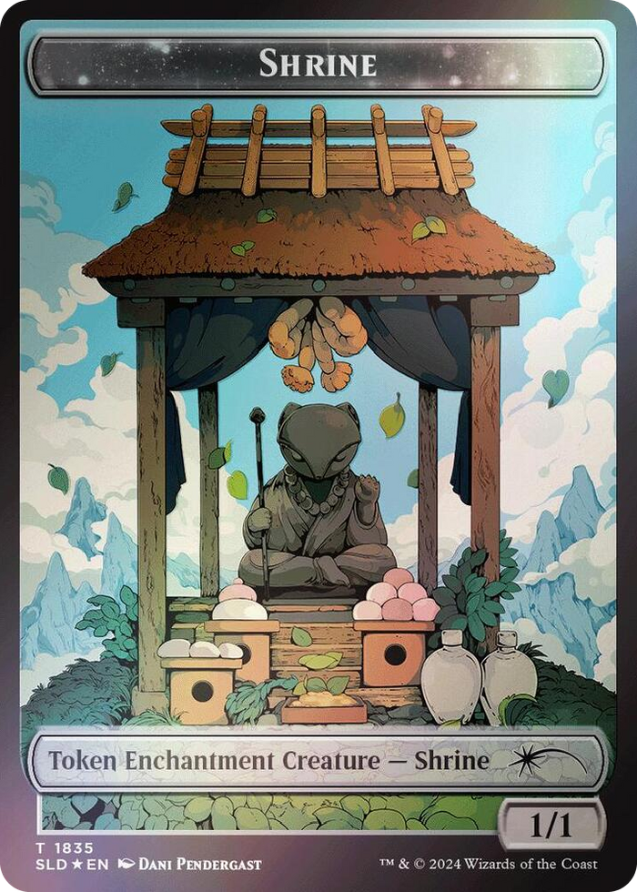Shrine Token (Rainbow Foil) #1835 T - Secret Lair Drop Series Pokemon card