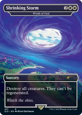 0441 Shrinking Storm - Wrath of God R Secret Lair Drop Series