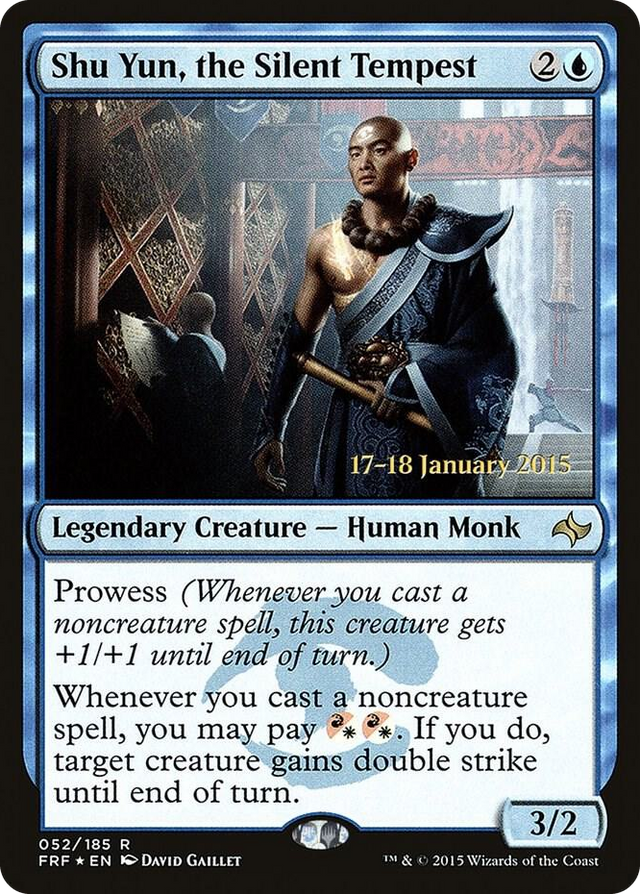 0052 Shu Yun, the Silent Tempest R Prerelease Cards
