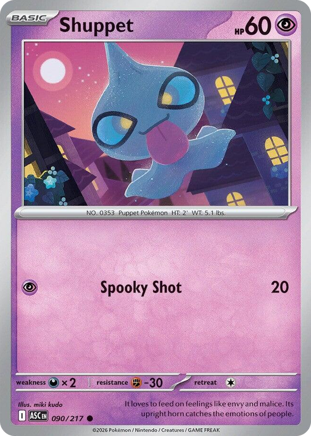 0090 Shuppet Common Ascended Heroes
