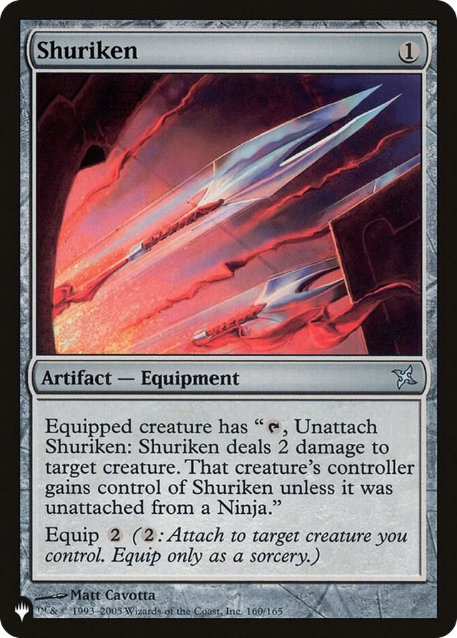 0160 Shuriken U The List Reprints