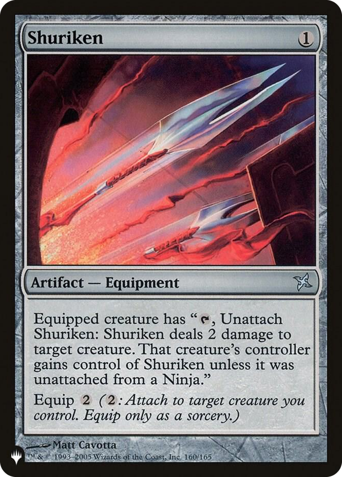 Shuriken #160 U - The List Reprints Pokemon card