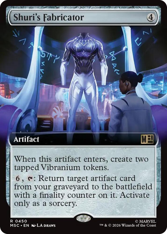 0450 Shuri's Fabricator (Extended Art) R Commander: Marvel Super Heroes