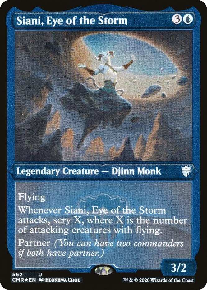 0562 Siani, Eye of the Storm (Foil Etched) U Commander Legends