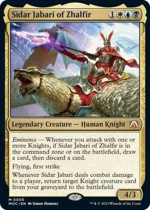 0005 Sidar Jabari of Zhalfir M Commander: March of the Machine