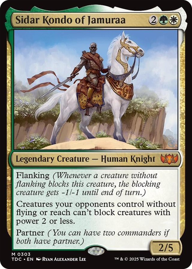 0303 Sidar Kondo of Jamuraa M Commander: Tarkir: Dragonstorm