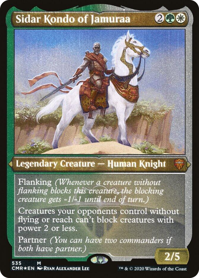0535 Sidar Kondo of Jamuraa (Foil Etched) M Commander Legends