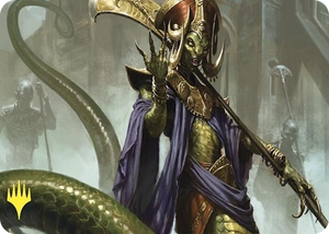 0029 Sidisi, Brood Tyrant Art Card (Gold-Stamped) S Art Series: Commander Masters
