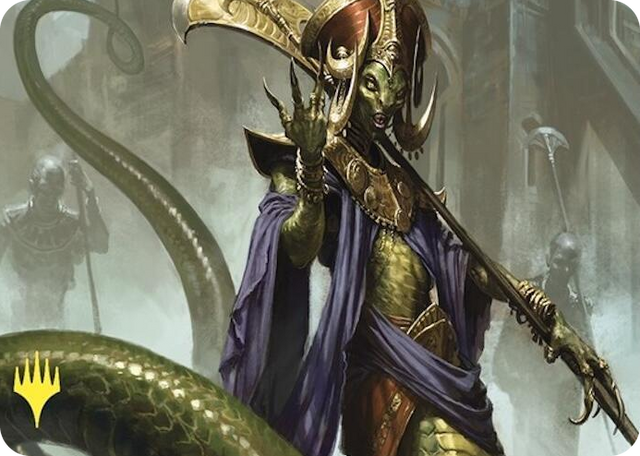0029 Sidisi, Brood Tyrant Art Card (Gold-Stamped) S Art Series: Commander Masters