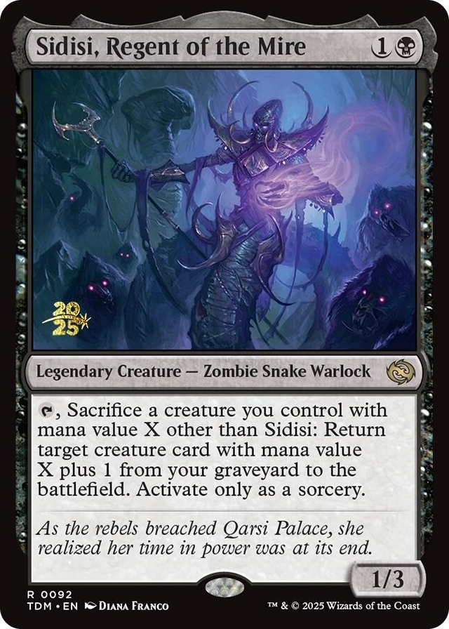 0092 Sidisi, Regent of the Mire R Prerelease Cards