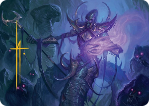 0014 Sidisi, Regent of the Mire Art Card (14/54) (Gold-Stamped Signature) S Art Series: Tarkir: Dragonstorm