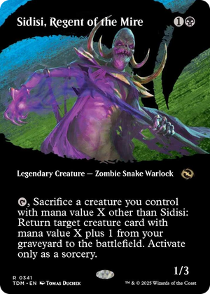 0341 Sidisi, Regent of the Mire (Borderless) R Dragonstorm
