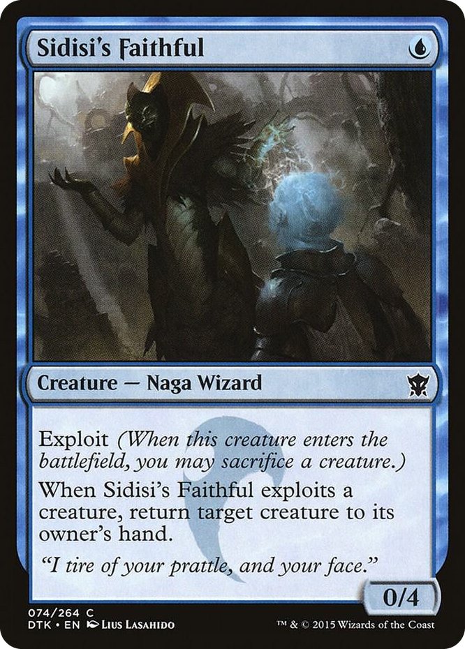 0074 Sidisi's Faithful C Dragons of Tarkir