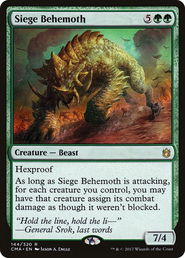 0144 Siege Behemoth R Commander Anthology