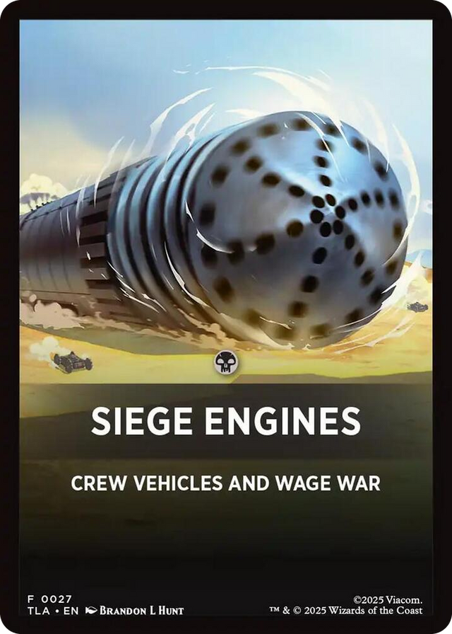 0027 Siege Engines Theme Card T The Last Airbender
