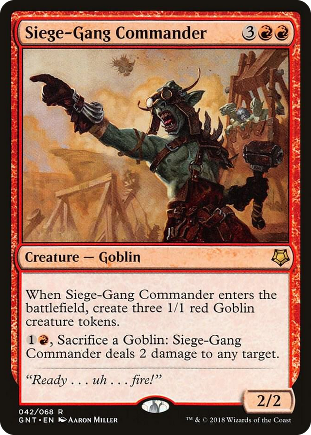 0042 Siege-Gang Commander R Magic Game Night