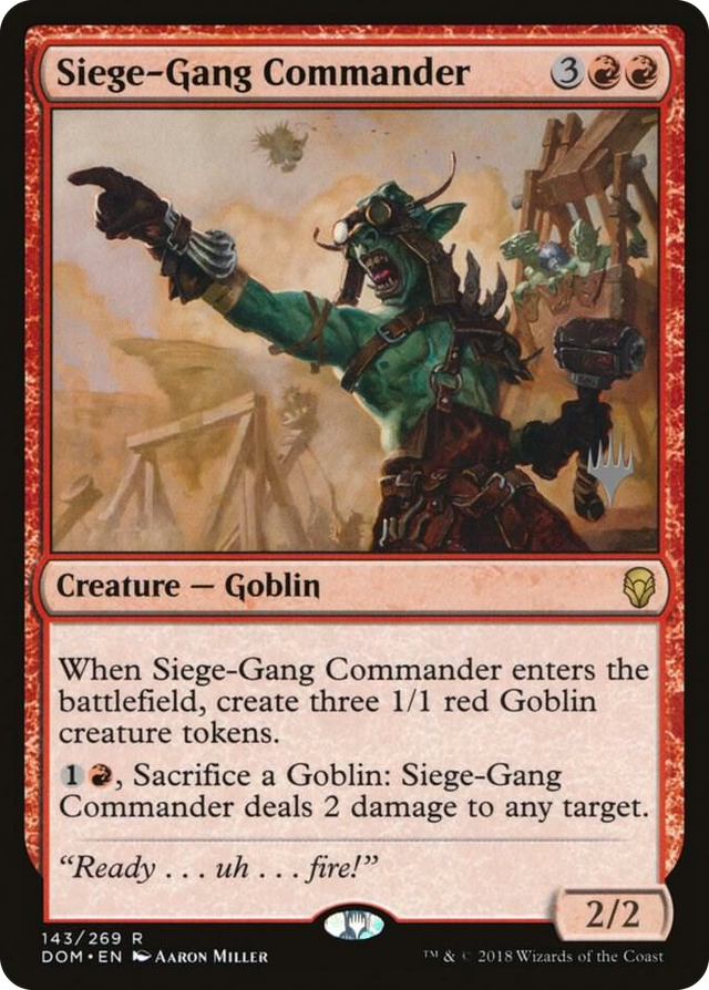 0143 Siege-Gang Commander R Promo Pack: Core Set 2020
