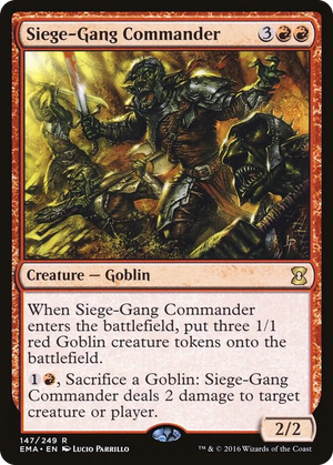 0147 Siege-Gang Commander R Eternal Masters