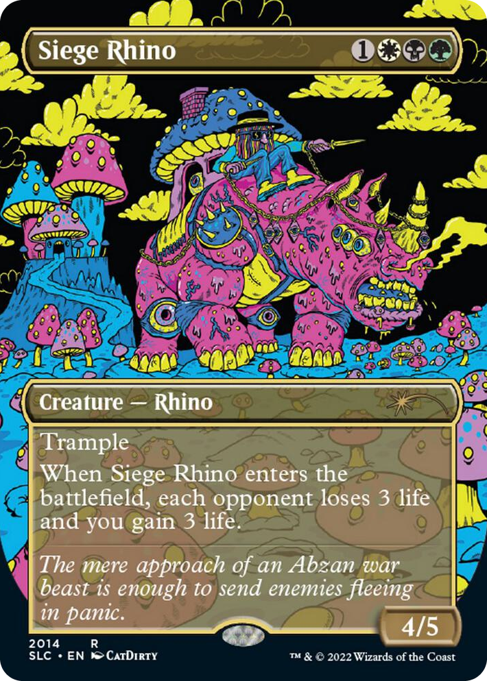 2014 Siege Rhino R Secret Lair Countdown Kit