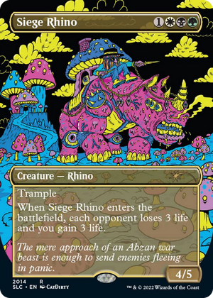 2014 Siege Rhino R Secret Lair Countdown Kit
