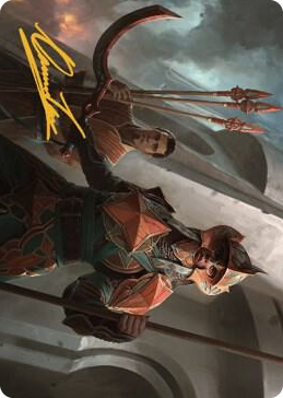 0003 Siege Veteran Art Card (Gold-Stamped Signature) S Art Series: The Brothers' War