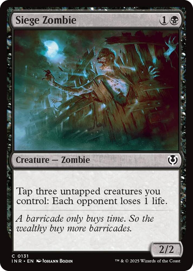 0131 Siege Zombie C Innistrad Remastered