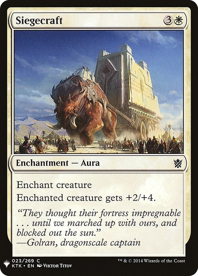 Siegecraft #23 C - The List Reprints Pokemon card