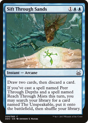 0009 Sift Through Sands C Duel Decks: Mind vs. Might