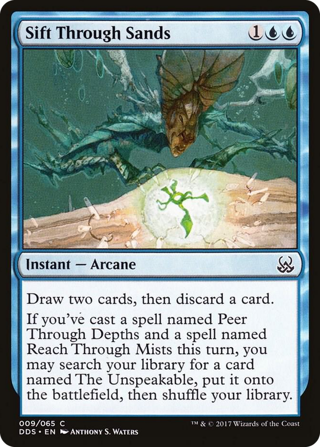 0009 Sift Through Sands C Duel Decks: Mind vs. Might