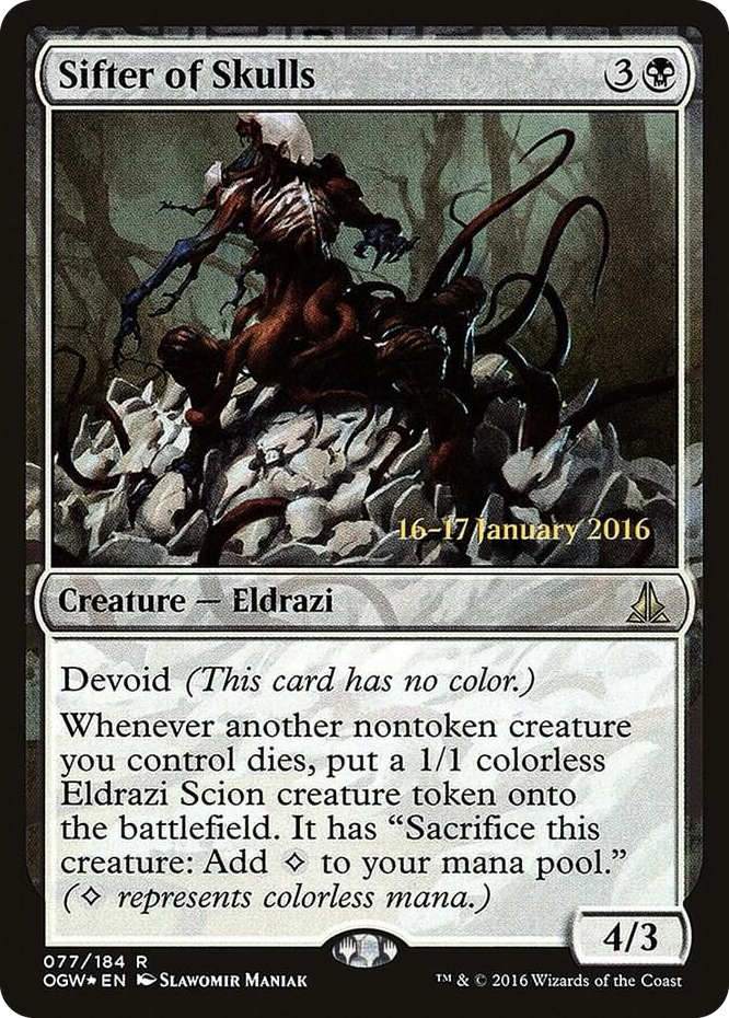 Sifter of Skulls #77 R - Prerelease Cards Pokemon card