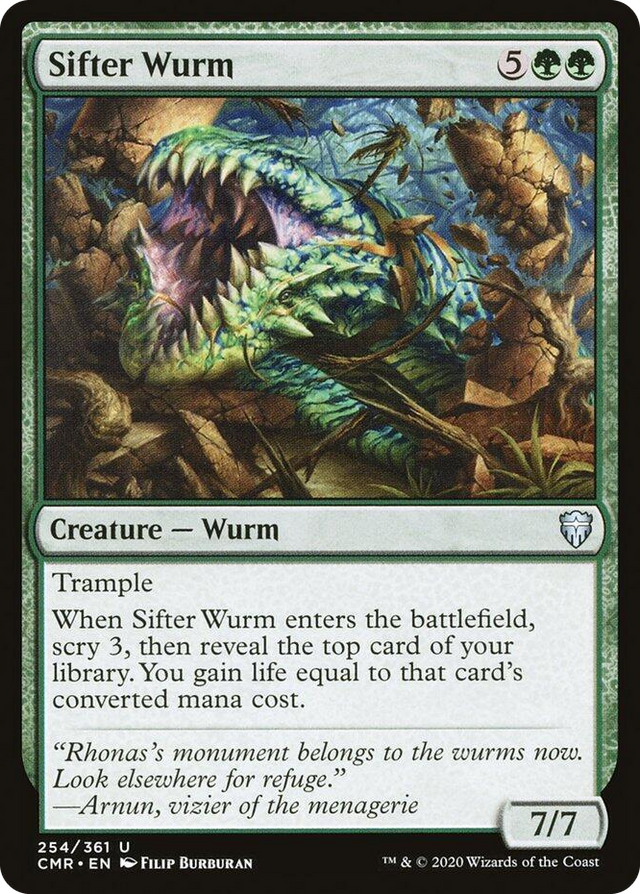 0254 Sifter Wurm U Commander Legends