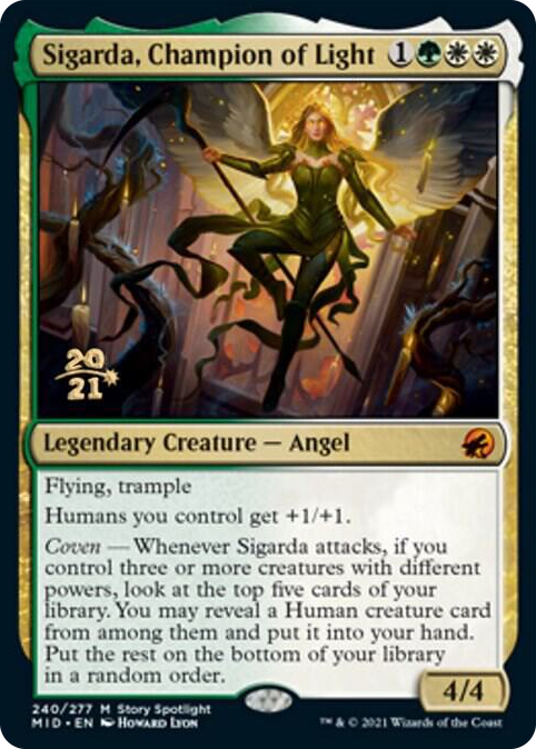Sigarda, Champion of Light #240 M - Prerelease Cards Pokemon card