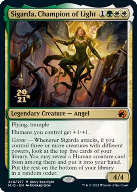 0240 Sigarda, Champion of Light M Prerelease Cards