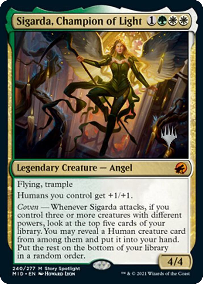 0240 Sigarda, Champion of Light M Promo Pack: Innistrad: Midnight Hunt