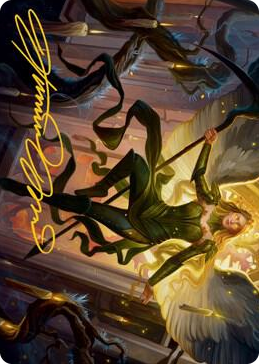 0068 Sigarda, Champion of Light Art Card (Gold-Stamped Signature) S Art Series: Innistrad: Midnight Hunt