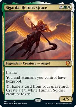 0155 Sigarda, Heron's Grace M Commander: Innistrad: Midnight Hunt