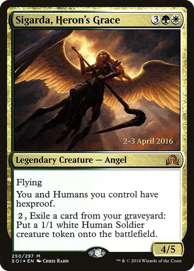 0250 Sigarda, Heron's Grace M Prerelease Cards
