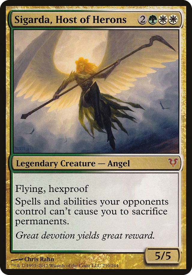 0210 Sigarda, Host of Herons (Avacyn Restored) P Oversize Cards