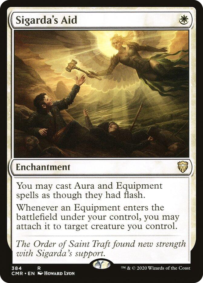 Sigarda's Aid #384 R - Commander Legends Pokemon card