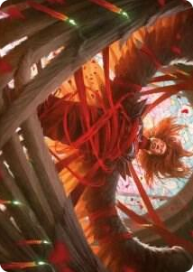 0016 Sigarda's Imprisonment Art Card S Art Series: Innistrad: Crimson Vow