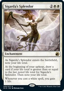 0033 Sigarda's Splendor R Innistrad: Midnight Hunt