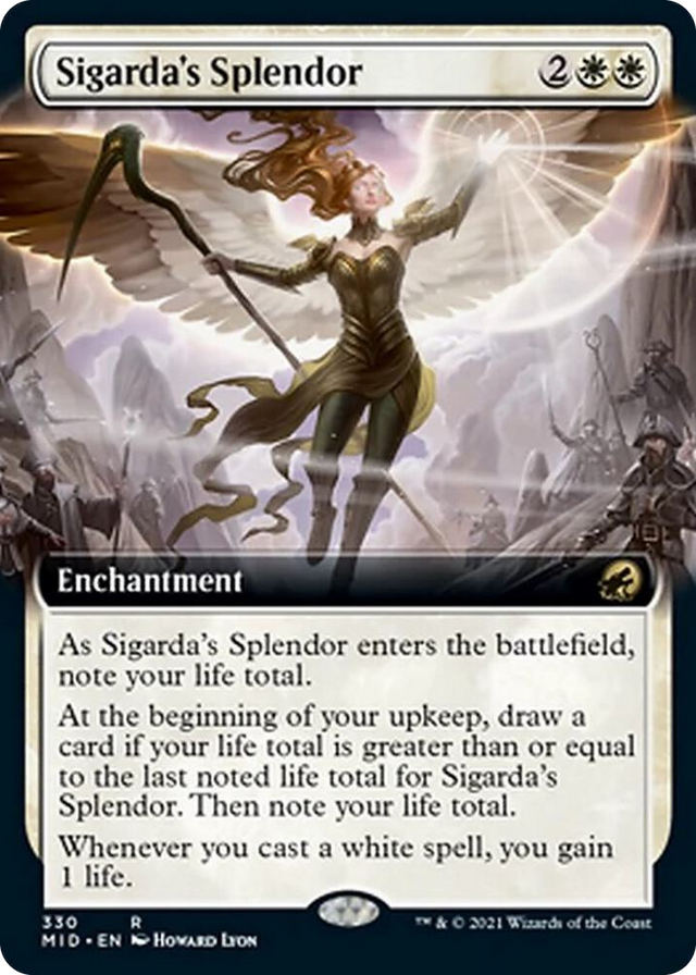 0330 Sigarda's Splendor (Extended Art) R Innistrad: Midnight Hunt