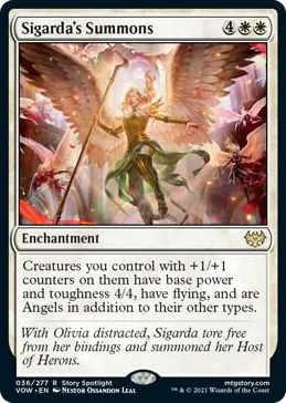 0036 Sigarda's Summons R Innistrad: Crimson Vow
