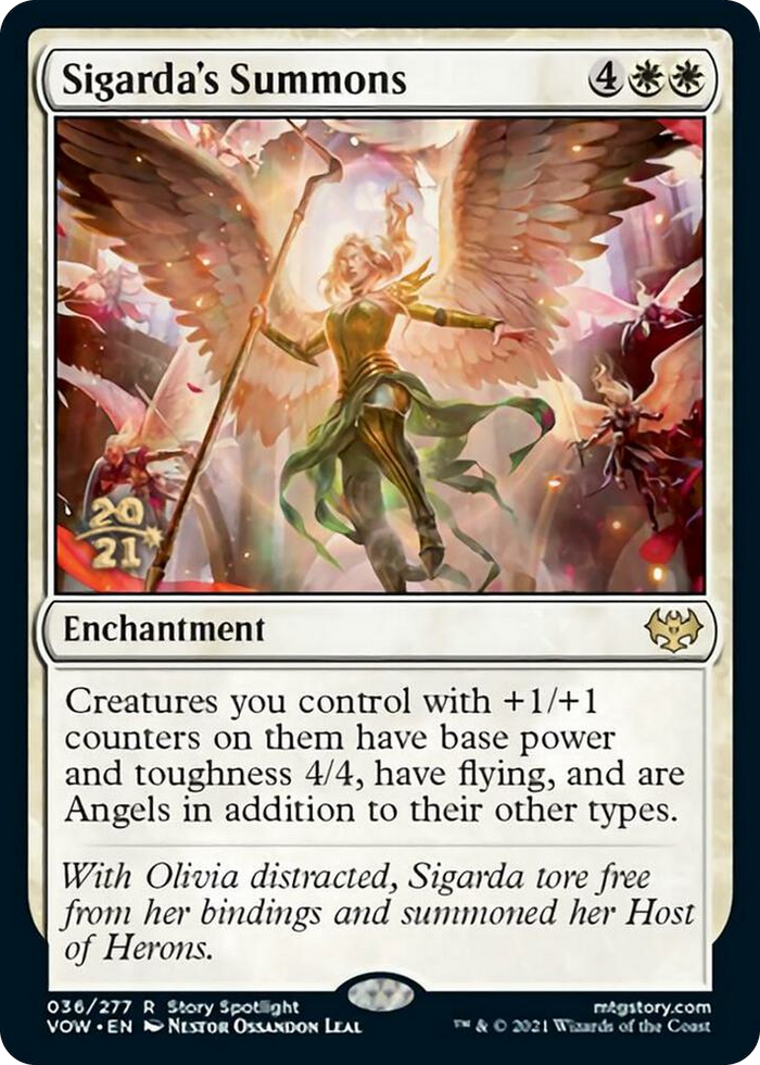 Sigarda's Summons #36 R - Prerelease Cards Pokemon card