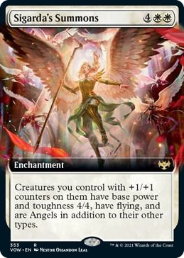 0353 Sigarda's Summons (Extended Art) R Innistrad: Crimson Vow