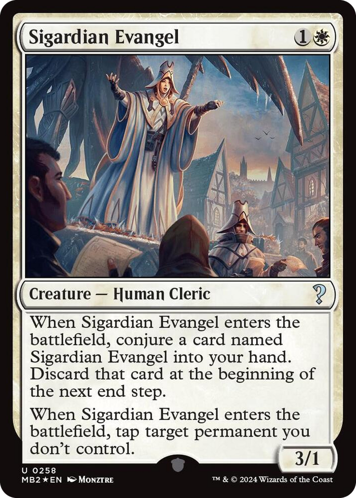 Sigardian Evangel #258 U - Mystery Booster 2 Pokemon card