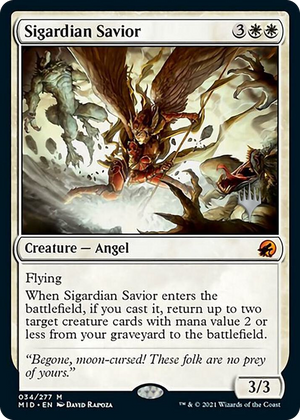 0034 Sigardian Savior M Promo Pack: Innistrad: Midnight Hunt