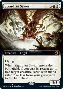0331 Sigardian Savior (Extended Art) M Innistrad: Midnight Hunt